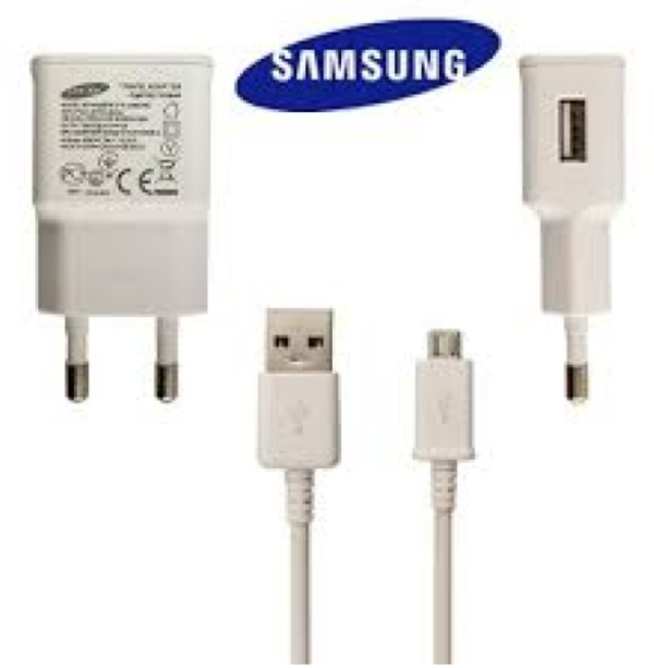 CARGADOR V8 PARED CON CABLE USB SANSUNG - Imagen 1