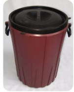 Basurero Con Tapa 35 Lts Colores