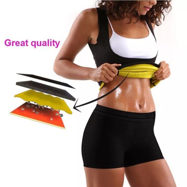 Camiseta térmica para mujer, moldeador adelgazante - Imagen 1