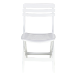 Silla Plasticas Plegable Blanca
