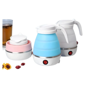 Hervidor Eléctrico de Agua Plegable de 600 ML Silicona