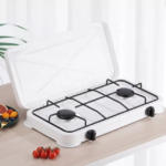 Cocina Cocinilla A Gas Encimera 2 Platos Con Tapa DELUX - Imagen 4