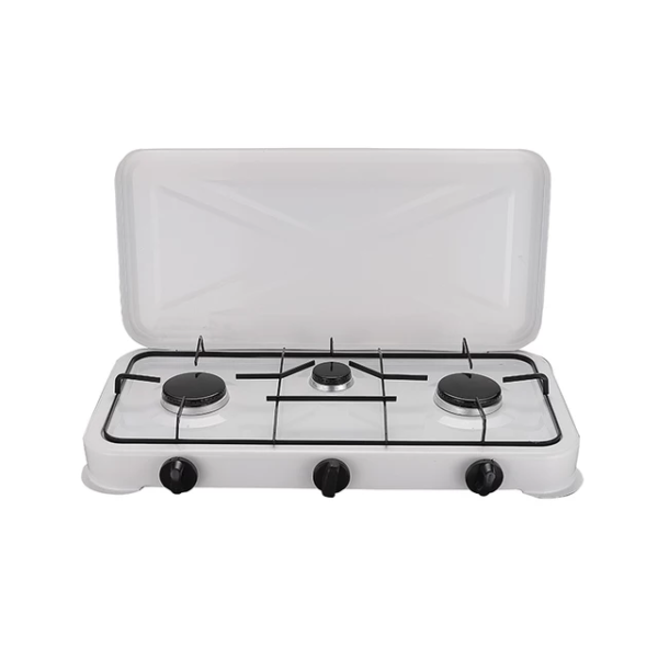 Cocina Cocinilla A Gas Encimera 3 Platos Con Tapa DELUX - Imagen 1