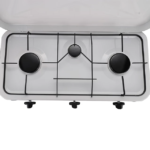 Cocina Cocinilla A Gas Encimera 3 Platos Con Tapa DELUX - Imagen 4