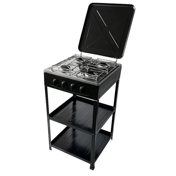 Cocina Encimera Gas 4 Quemadores Con 2 Repisas - Imagen 1