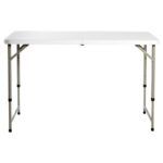 Mesa Plegable Tipo Maleta 120 cm Blanca - Imagen 5