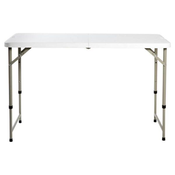 Mesa Plegable Tipo Maleta 120 cm Blanca - Imagen 5