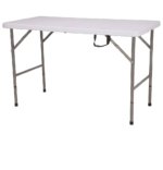 Mesa Plegable Tipo Maleta 120 cm Blanca - Imagen 2