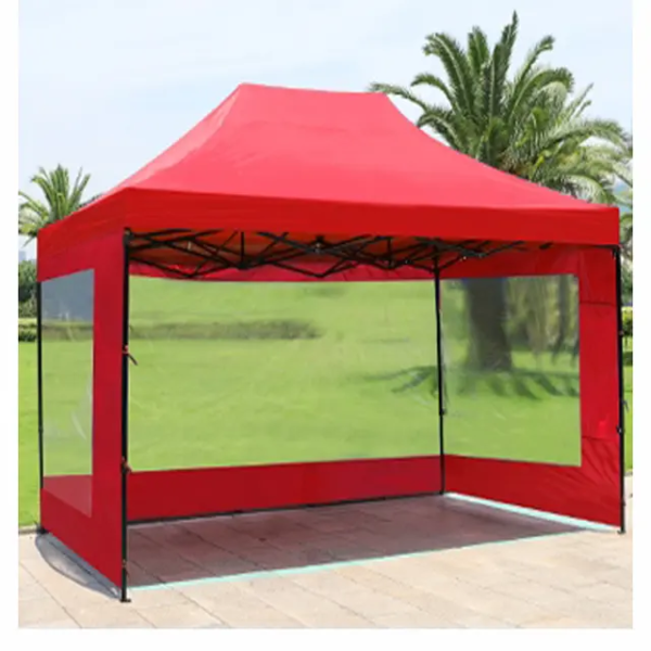 Toldo Plegable 3x4.5 Mt Con Laterales Transparente - Imagen 1
