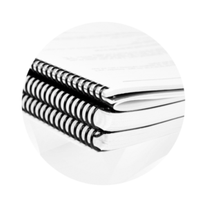 Espiral Plásticos Negro Para Encuadernación