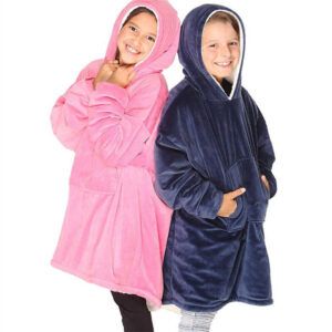Poleron Sherpa De Capucha De Polar Para Invierno Infantil