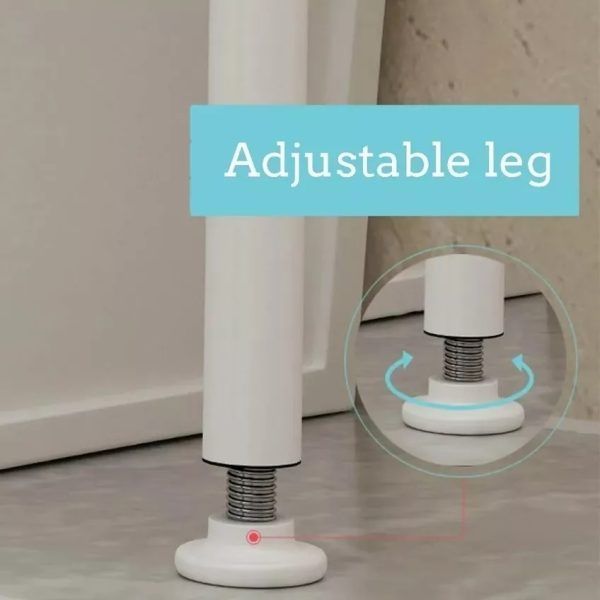 Organizador Estante De Lavadora Baño Rack 3 Niveles Color Blanco - Imagen 3