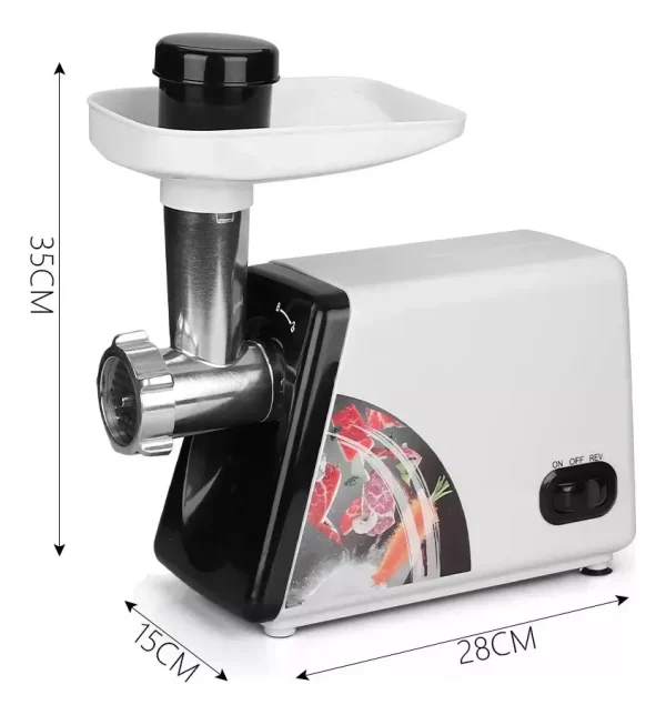 Maquina Para Moler Carne Electrica Picadora - Imagen 2