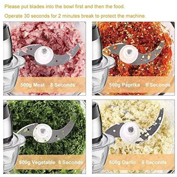Procesador De Alimentos Picadora Alimentos Picadora Cebolla - Imagen 3