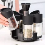 Especiero Condimenteros 2 Niveles Set 12 Envases Giratorio